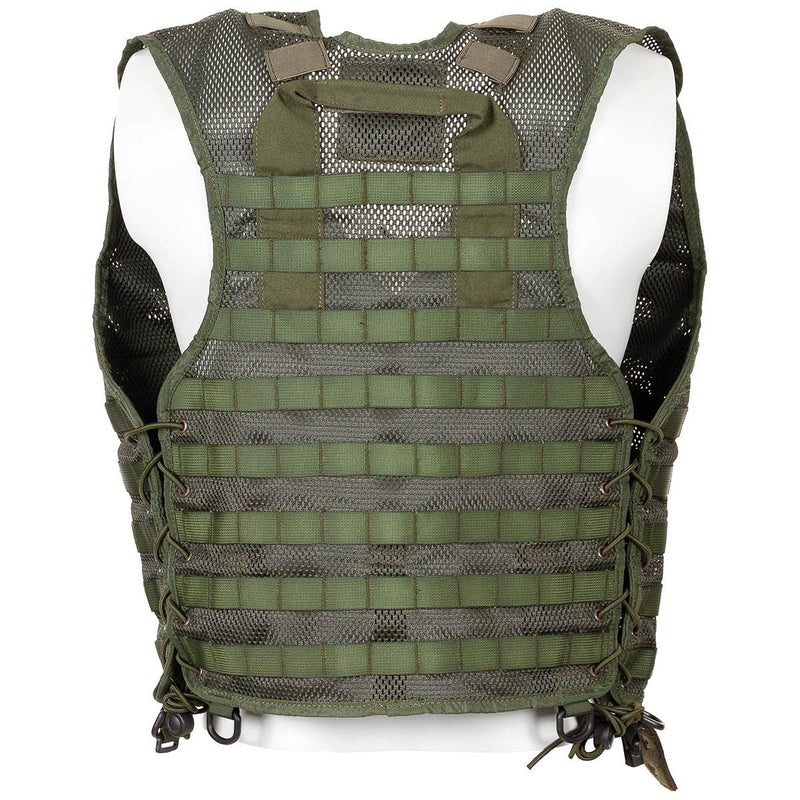 Original Dutch Military vest only green tactical combat equipment molle system