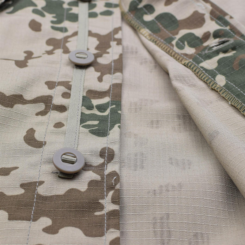Tacgear Brand Military Style Commando Field Jacket Desert Flecktarn Camufas de camuflaje