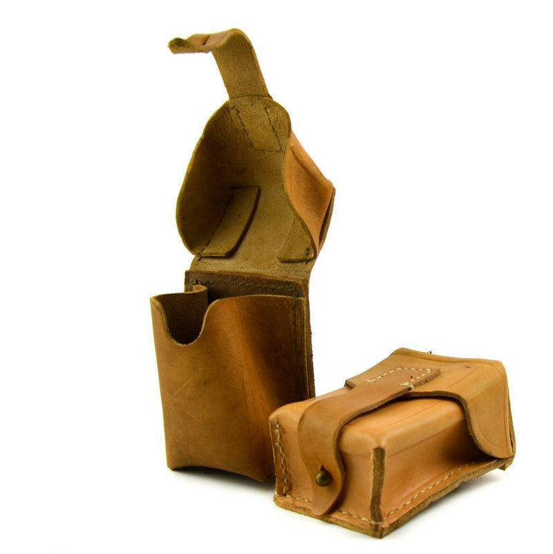 Originale Ceca ceco ceco Serbian Jugoslavo Magazine di custodia per munizioni in pelle marrone marrone