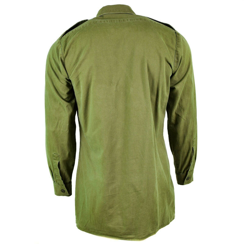 Original British army shirt O.D Green Military service long sleeve BDU