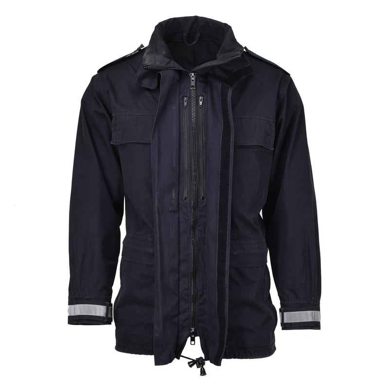 Giacca da pioggia nera olandese originale olandese Waterproof Park Wet Weather