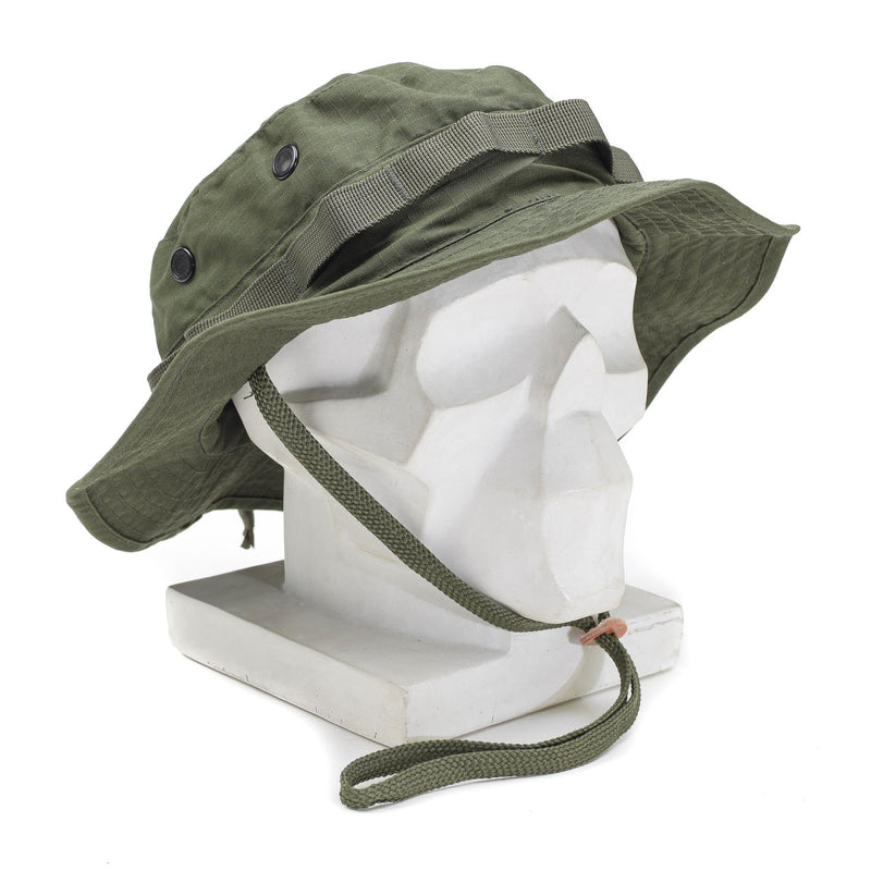 Mil-Tec Brand Military style ripstop olive boonie hat lightweight camping cap