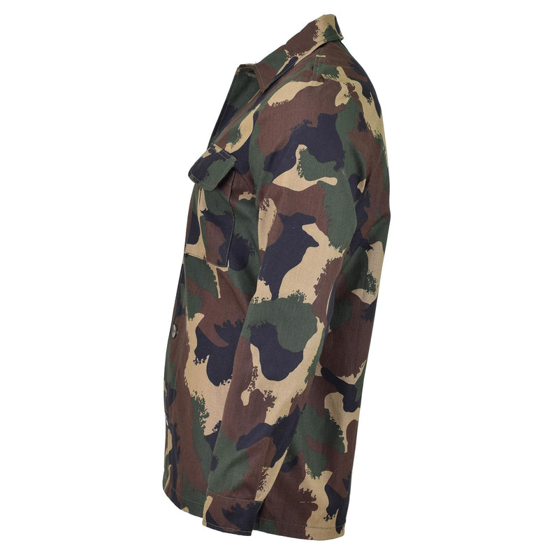 Camisa de camuflaje de camufla de campo de combate del ejército húngaro original excedente militar nuevo