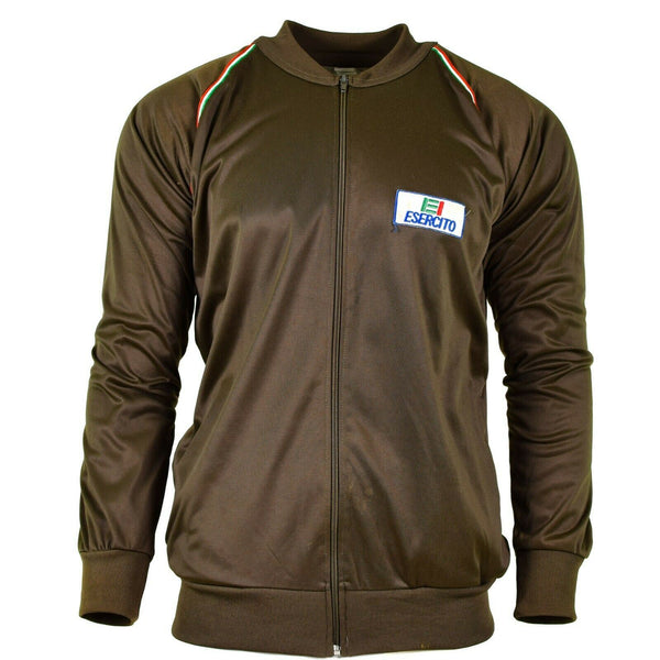 Genuine Italian Army Training Tracksuit Top Jacket Military Sports Vintage