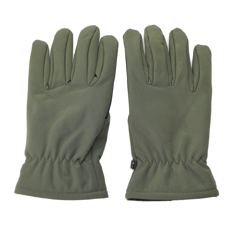Gants Mil-Tec Softshell THINSULATE™ doublure olive hiver homme OD vert militaire