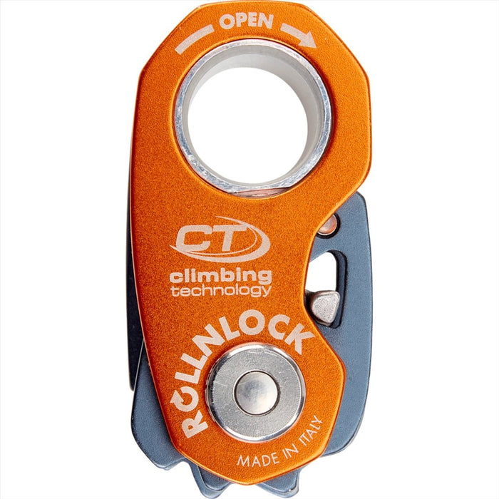 Orange Climbing Technology ROLLNLOCK Urządzenie do bloczka i zacisk liny 3 w 1, kompaktowe i ultralekkie do wspinaczki