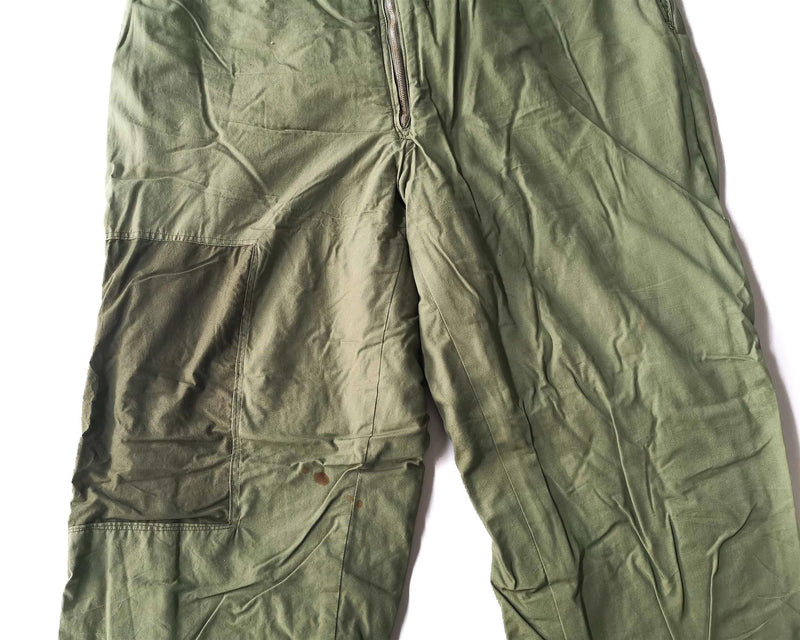 Pantaloni dell'esercito svedese autentico isolato OD Green Termal Pantaloni freddo