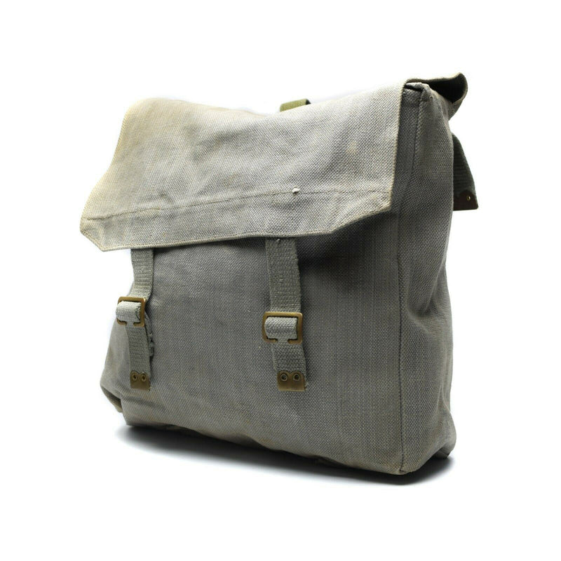 Original British Army M37 Haversack Canvas Grey Pack Military Side borse