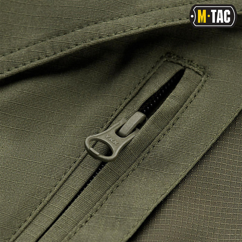 Pantalones cortos de bermudas estilo M-tac en el ejército combate de grado militar ripstop olive