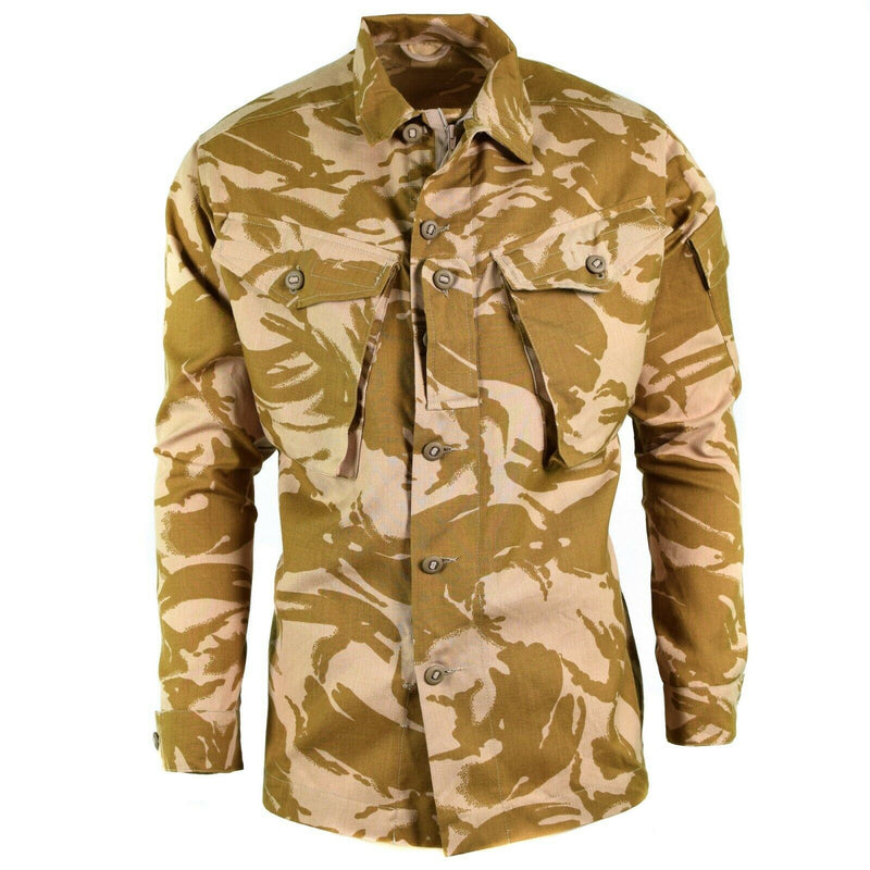 Combate del ejército británico original Combate Desert Camón Chaqueta Camas resistentes al fuego