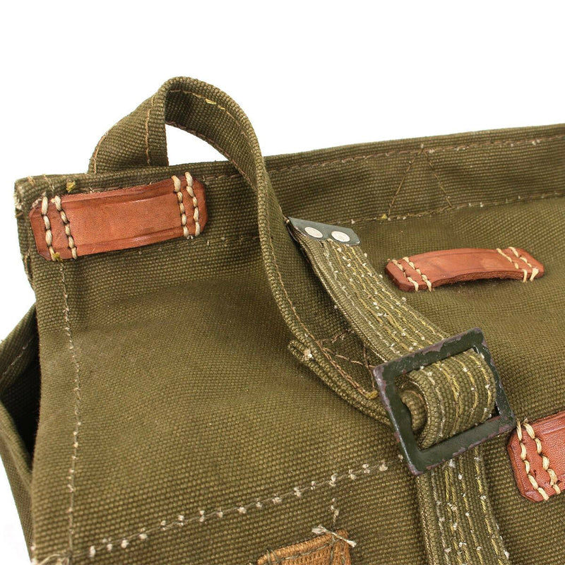 Guido sacchetto di pane rumeno in surplus militare tela oliva haversack surplus