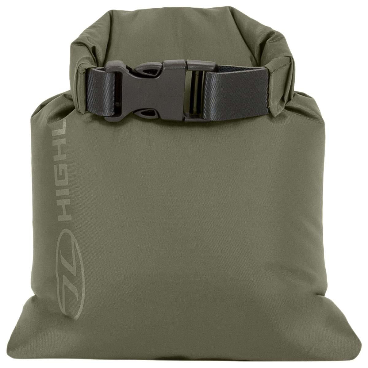 Original schottische Militär-Trockentaschen, 1 l–40 l, Rollverschluss, Schnellverschluss, Olivgrün