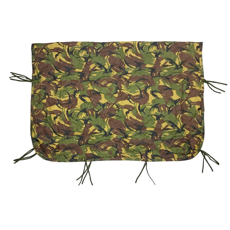 Oryginalny holenderski wojskowy DPM Camo Poncho Liner Compact Lightweight Schelter Nowe