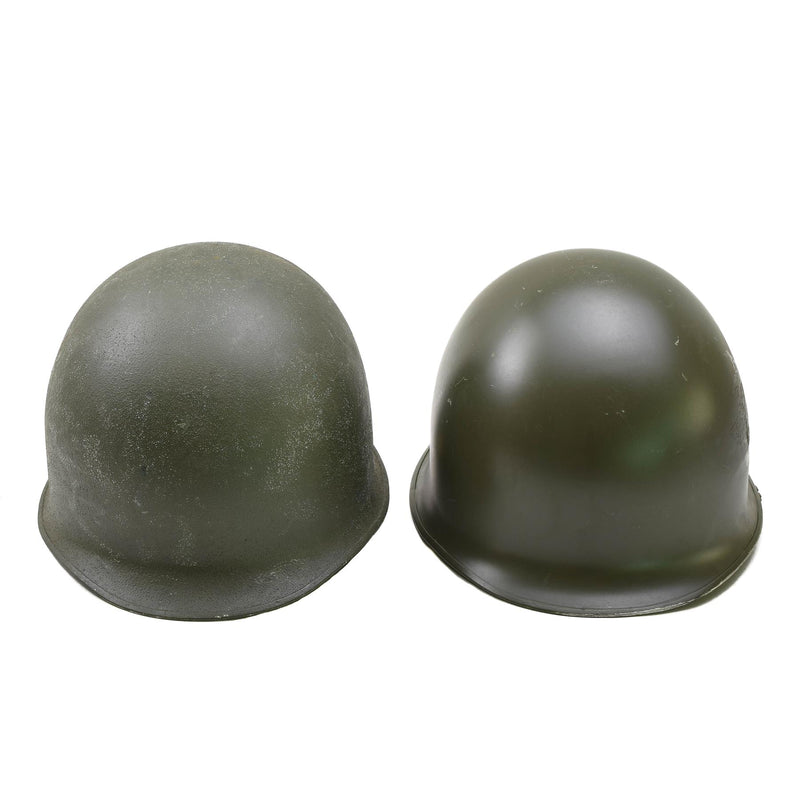 Casque militaire belge original en acier M51, combat tactique, armée, intérieur en PVC, olive
