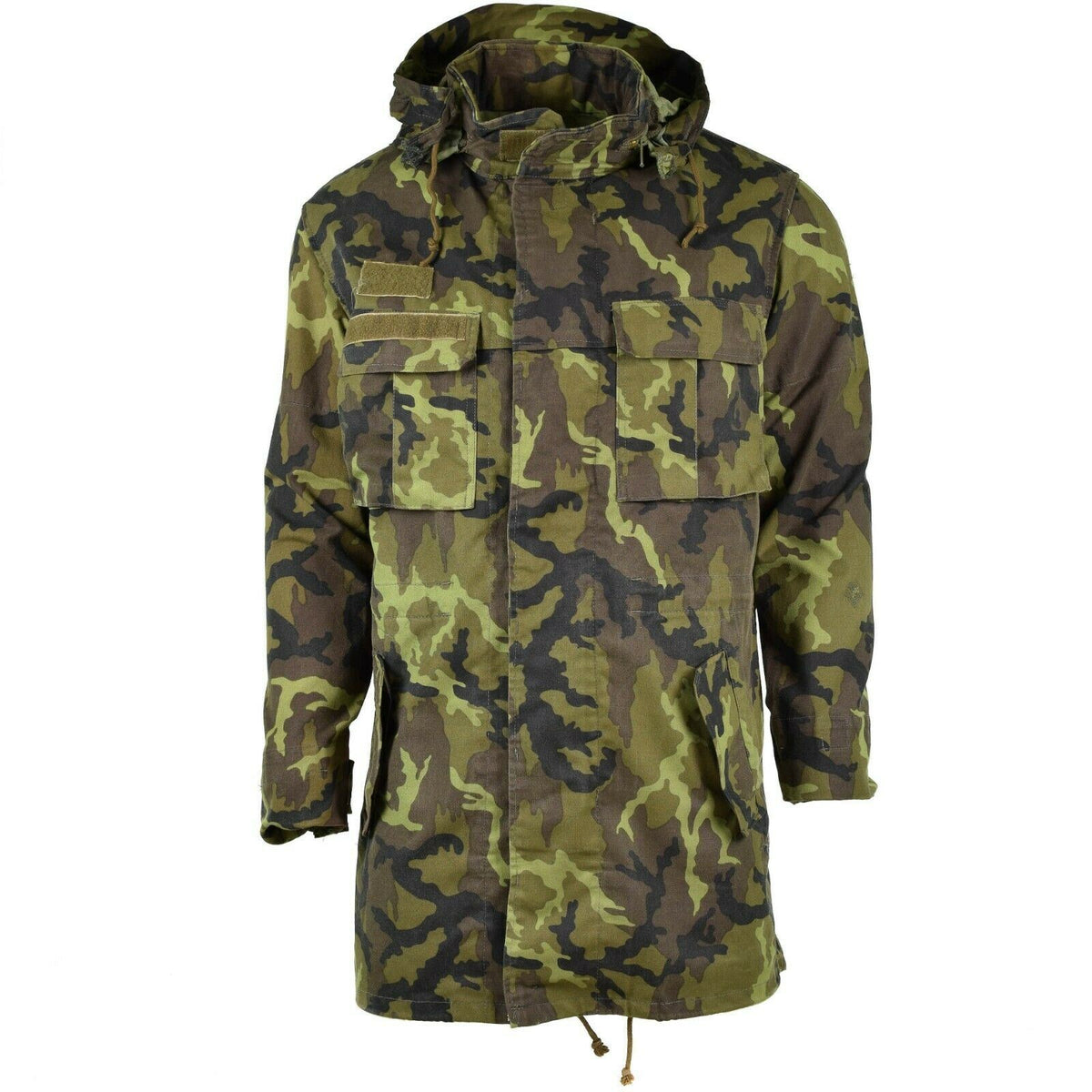 希少50s  Camo Parka WWII German Reversible Winter Parka in Marsh Sumpfsmuster 44
