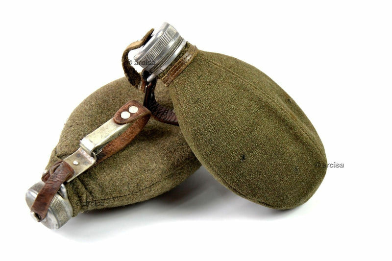 Segunda Guerra Mundial Sweden Ejército Suecia Beber Frasco Botella de agua Cantina militar