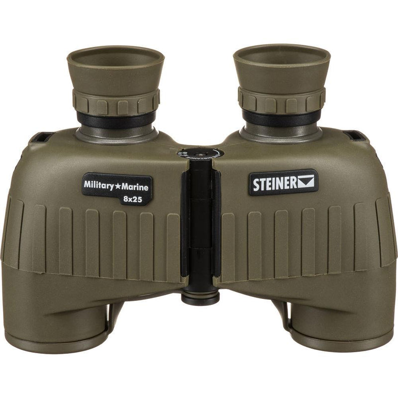 Steiner binoculars marine militar 8x25 oliva óptica de caza de enfoque automático de oliva