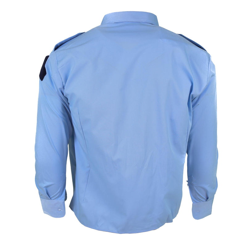 Genuina camicia a maniche lunghe di polizia militare francese