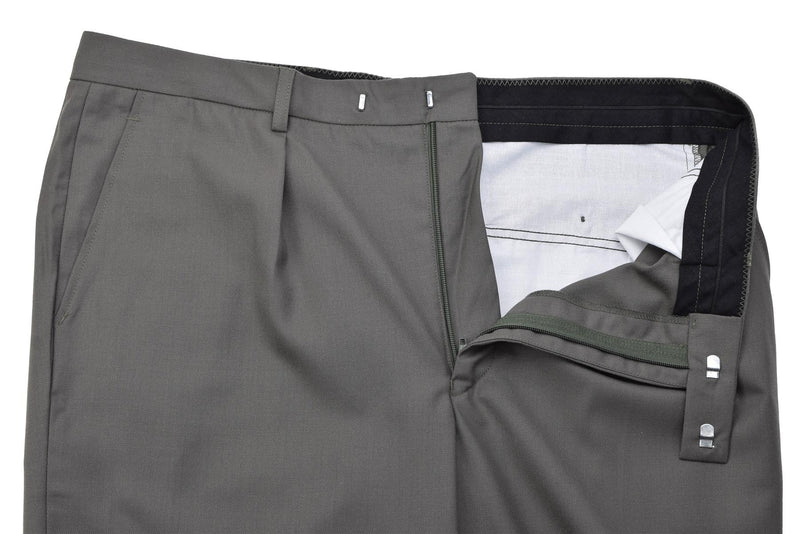 Pantalones de vestir militar francés originales pantalones de ejército casual marrón formal nuevos