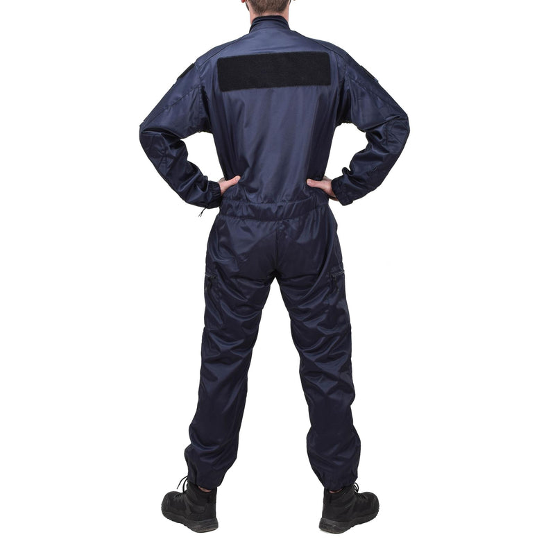 Originele Franse politie-afdeling Blue Coverall Anti-Static Officer Jumpsuit Nieuw