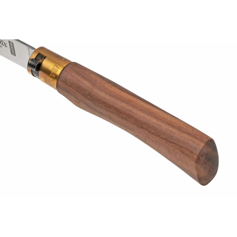 Antonini Old Bear Pocket Knife 8cm Carbon C67 Blade Walnut Wood Handle