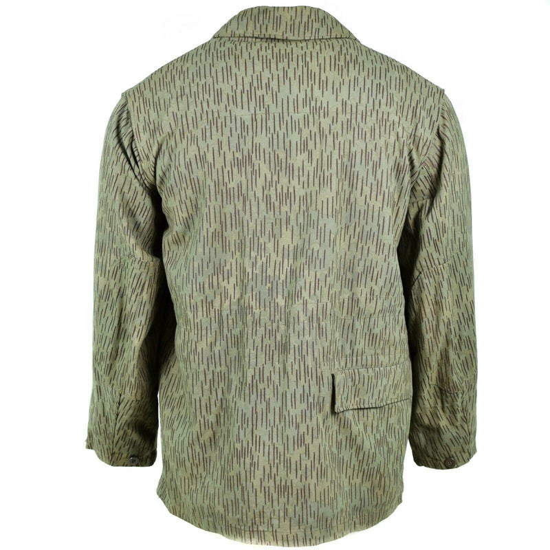 Combattimento militare dell'esercito ceco originale M60 giacca da campo parka pioggia goccia camuffamento