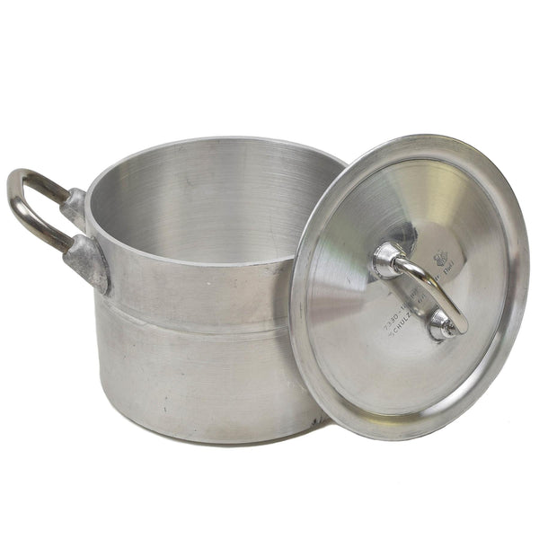 Alemania original de aluminio alemania 2 literas tapa de olla de senderismo BW Mess Mess Kit nuevo