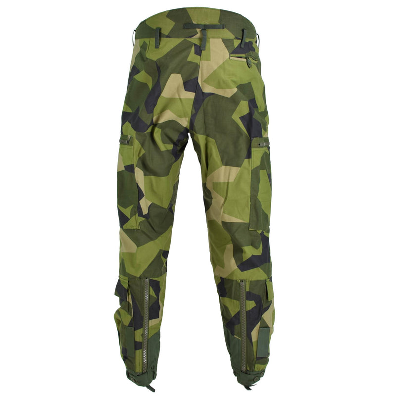 Originele Zweedse thermische tankbroeken M90 Splinter Camouflage BDU -broek Nieuw