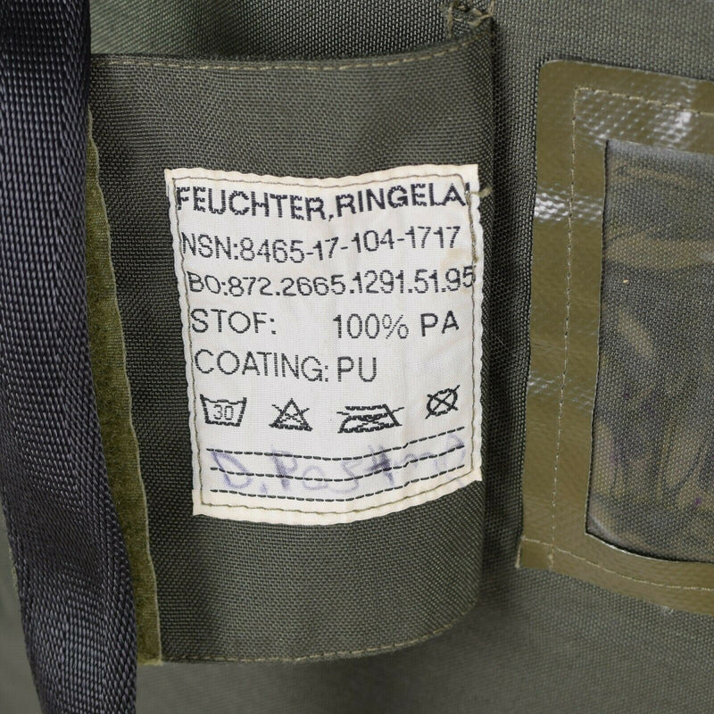 Echte Nederlandse leger Olive Sleeping Bag Carrier Pouch Pack Duffel Sack