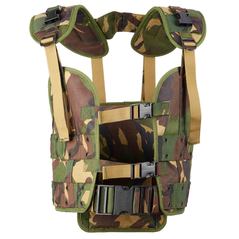 Origineel Nederlands militair tactisch vest Woodland Camouflage Field Troops Equipment