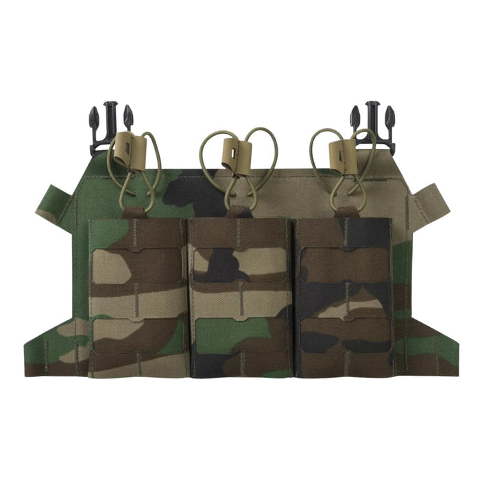 Direct Action Skeletonized Triple 223 Flap Panel Magazintasche Woodland Camo – GoMilitar