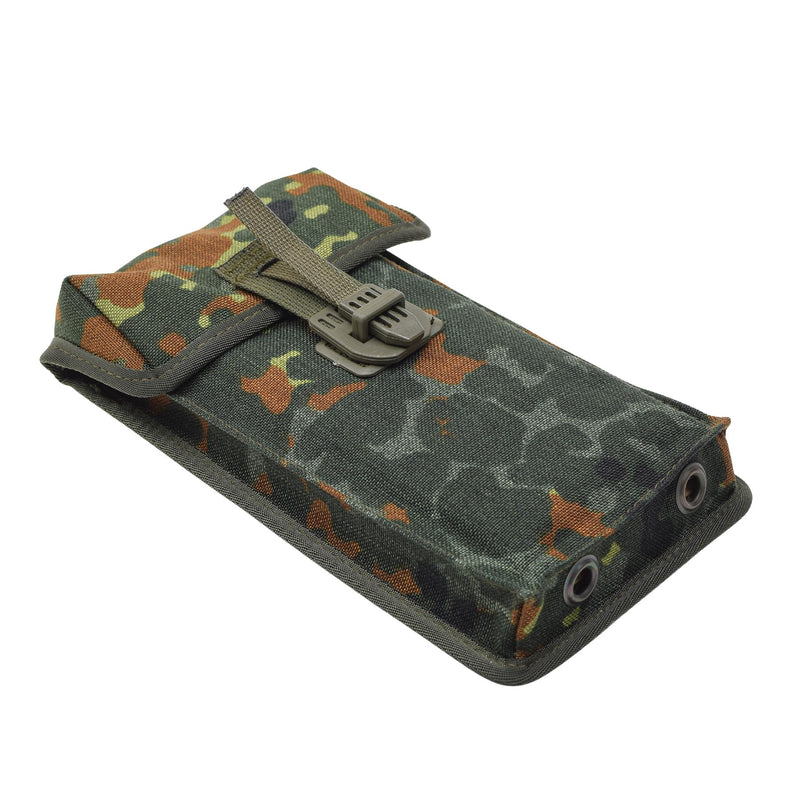 Original German Military BW magazine pouch MP2 small flecktarn camo cordura NEW