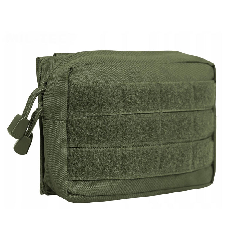 Pochette de ceinture universelle MIL-TEC Sac utilitaire modulaire en sangle militaire Molle olive