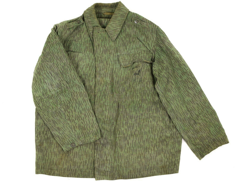 Combattimento militare dell'esercito ceco originale M60 giacca da campo parka pioggia goccia camuffamento