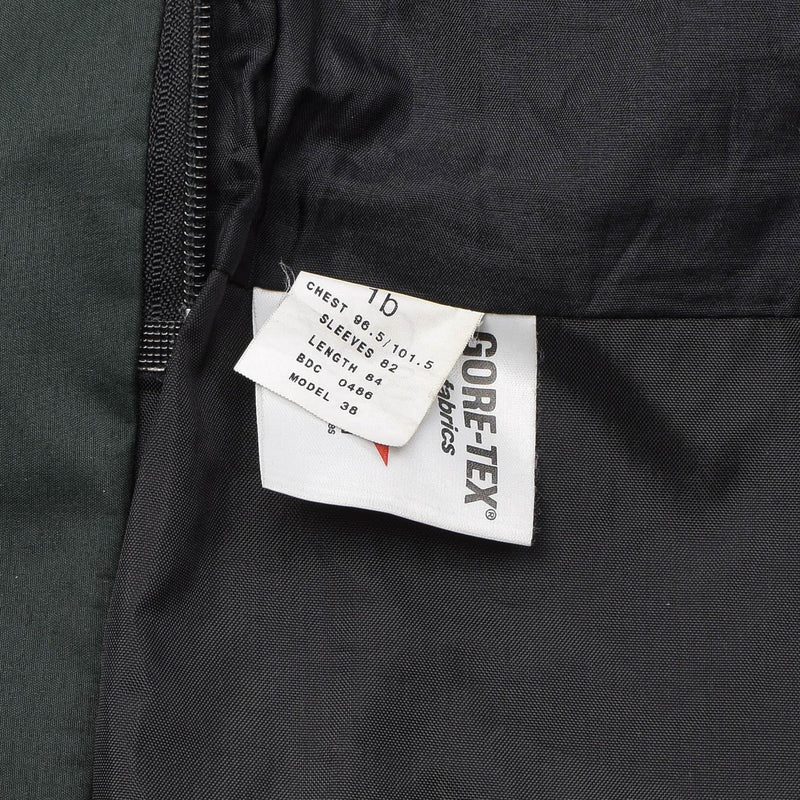 Original British Police troops rain jacket goretex parka waterproof coat green