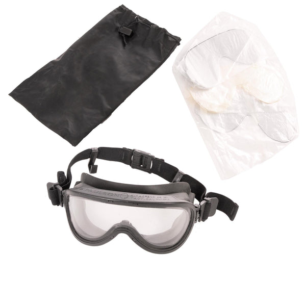 Lunettes de protection tactiques Paulson 510 A-TAC en polycarbonate transparent à double lentille