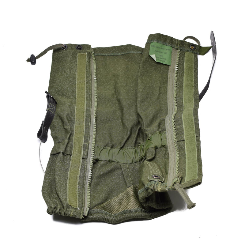 Original britische Armee Gamaschen Canvas OD Olive Wandern Militär Überschuss Kampf NEU