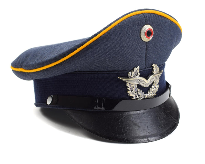 Genuine German army visor cap. Air forces military peaked hat luftware NEW
