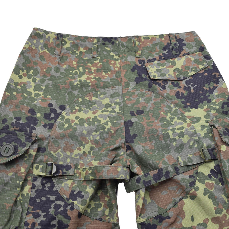 TACGEAR Brand German Army style field cargo combat pants flecktarn camo ripstop