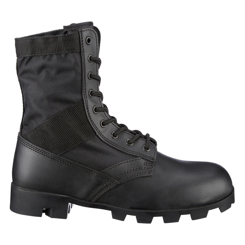 Genuine U.S. army Jungle black leather PANAMA boots combat military footwear NEW