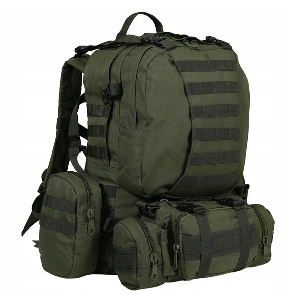 MIL-TEC DEFENSE ASSEMBLY PACK Taktik-Rucksack abnehmbarer Gürtelrucksack oliv