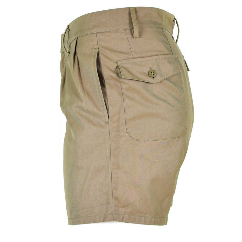 Echte italienische Armee-Shorts Khaki Chino Militär Kampffeld Bermuda BDU