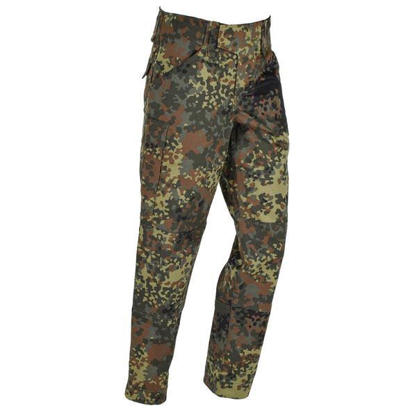 Leo Kohler – Militärische Taktische Hose „Explore“ mit Flecktarn-Camouflage und höherer Taille