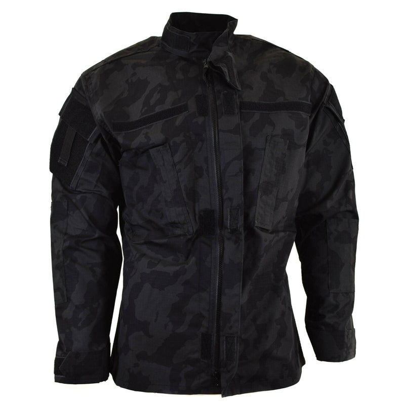 Brand Army Style Military Combat Jacket Acu Ripstop Night Camo Field Uniforme