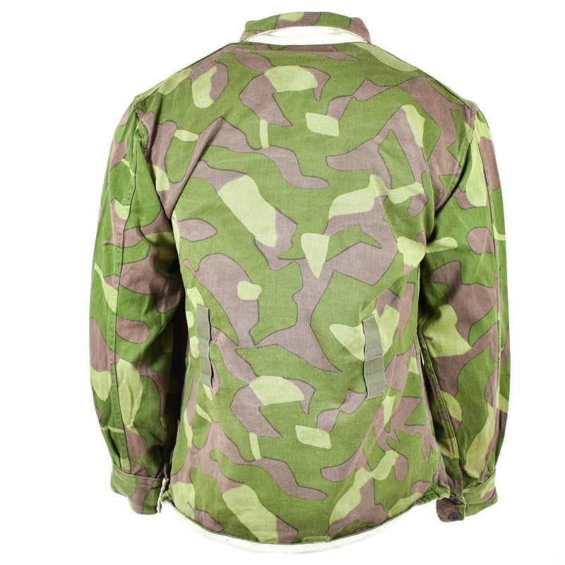 Uniforme de camouflage original de l'armée finlandaise M-62 Veste de costume réversible Grandes tailles