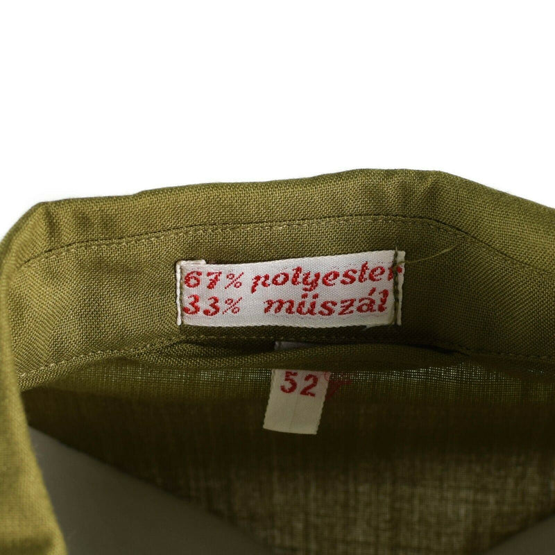 Echt Hongaars legerhirt Khaki Officer Militaire Lange Mouw Nieuw