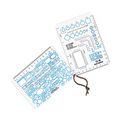 Ecopybook Tactical TS+M A6 NATO Map Ruler Set Polímero Flexible Borde Azul