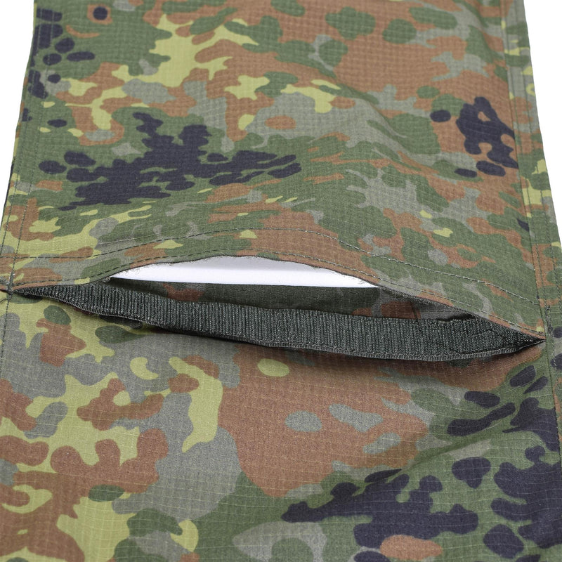 TACGEAR Brand German Army style field cargo combat pants flecktarn camo ripstop