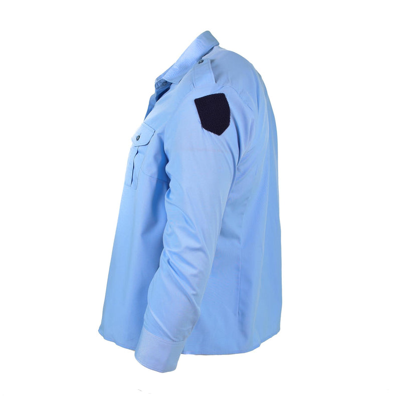 Genuina camicia a maniche lunghe di polizia militare francese
