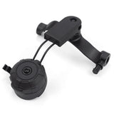 Earmor M19C ARC Rail Kit de adaptador de casco para auriculares M31 M32 PLUS, negro